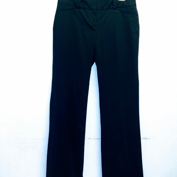 White House/Black Market Black Pant Size 4 Long - Picture 6 of 8